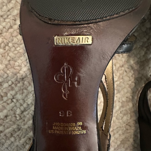 Super Sexy Black Cole Haan Stiletto Sandals Sz 9 - Picture 5 of 10